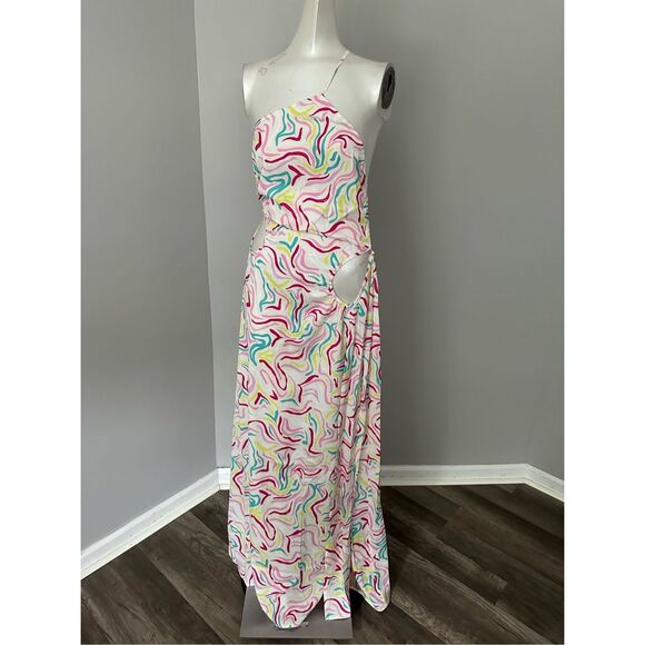 NWT FOR LOVE & LEMONS PALMER MAXI DRESS SIZE S $269 - Picture 7 of 16